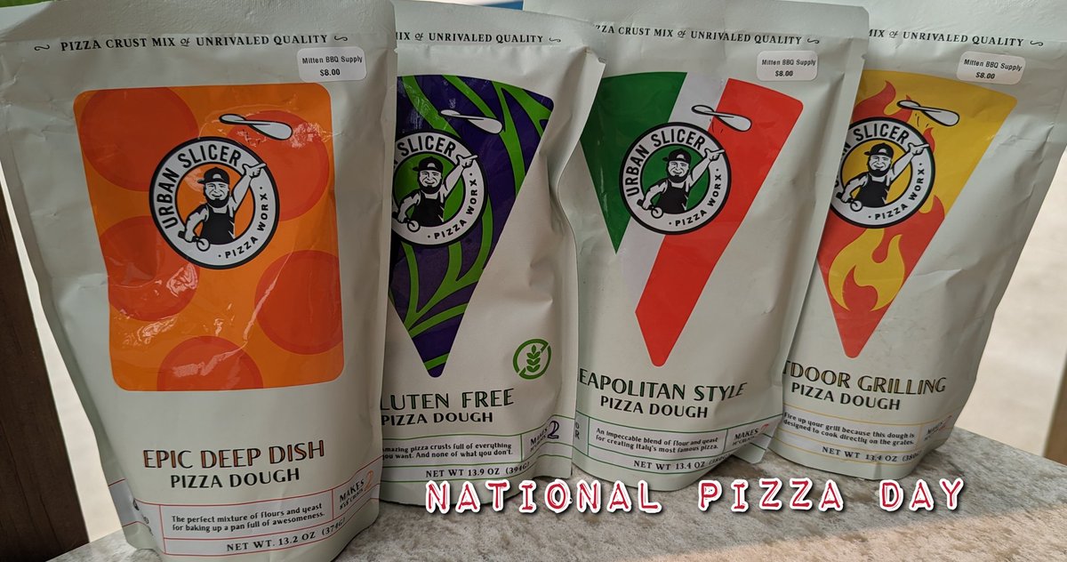 Happy National Pizza Day! Get all your Urban Slicer pizza supplies from us online or stop in this week. We promise—it’ll be the best pizza you make at home! 🍕

#pizza #nationalpizzaday #togetherwerise #shoplocal #shoplocally #smallbusiness #smallbiz #bbq <a href="/UrbanSlicer/">Urban Slicer Pizza Worx</a>