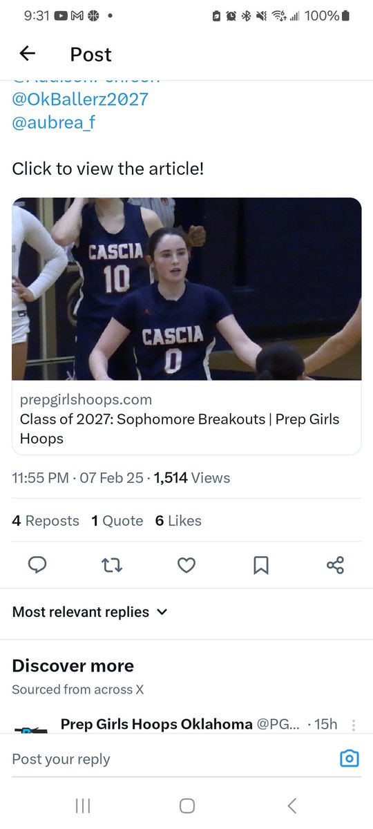 TexasElite2027's tweet photo. Talk about having a week!! Scout Glisson was on 🔥🔥 dropping 38 and leading her team to VICTORY! When you work as hard as Scout does, there is absolutely NO WAY you don't eventually get NOTED!! We are so proud of her!  🚀💪 #BeastMode #HardWorkPaysOff #NextLevel https://t.co/IP2yw5asfe