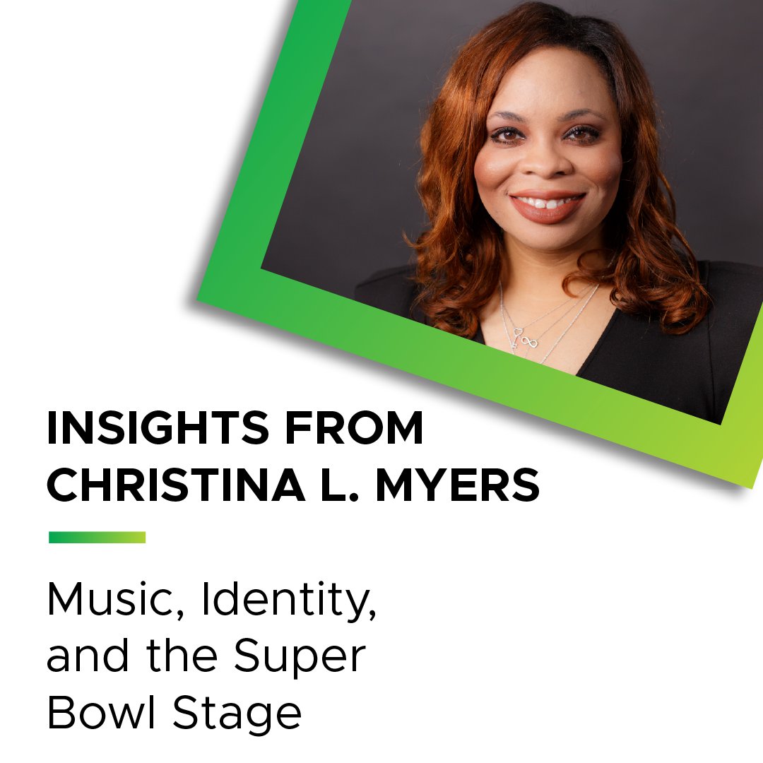 J-school Assistant Professor Christina L. Myers shares the significance of Kendrick Lamar headlining the Super Bowl LIX halftime show 🏈 🎙️ 

Read the full scoop ➡️ spr.ly/6011IK74D