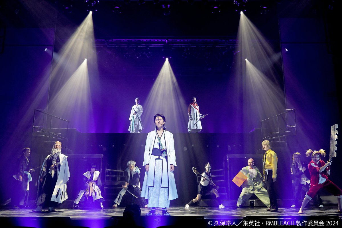 NelkePlanning's tweet photo. 【コメント＆写真掲載】
｢ROCK MUSICAL BLEACH｣～Arrancar the Final～開幕！
キャストコメントと舞台写真をネルケハ！マイページ内「開幕のお知らせ」に掲載しています。
#RMBLEACH

▼ネルケハ！
https://t.co/s8PyfMUm4N

▼公演ページ
https://t.co/28j2Bw5gN2 https://t.co/ckTebknrhm