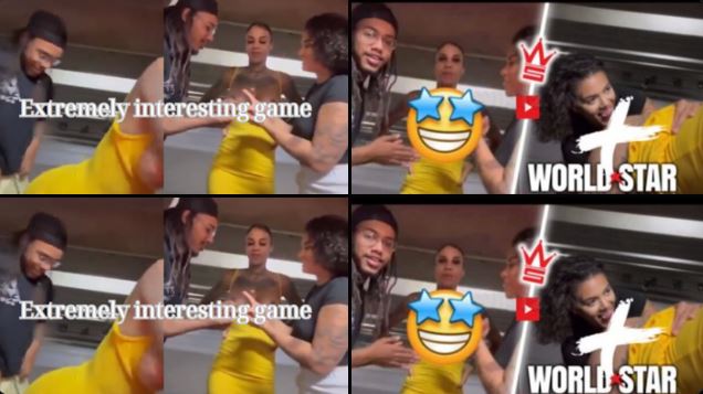 True story at the parking lot - Rock Paper Scissors Yellow Dress Girl  Twitter Full video : https://t.co/bgMNNT0NB0 Rock paper scissors poly  version full video Part 1 ,2 Worldstar Rock Paper Scissors