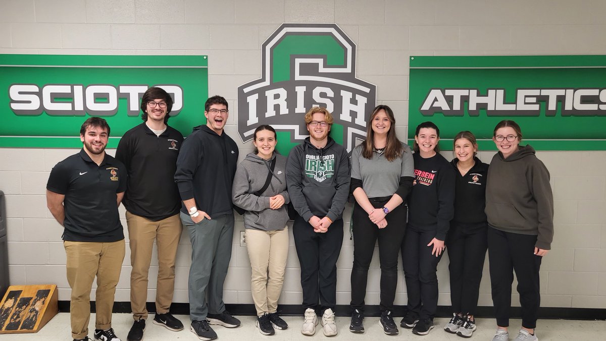 This group of young professionals from <a href="/OhioState_ATP/">Ohio State Division of Athletic Training</a> and <a href="/Ott_AthTraining/">Otterbein Athletic Training</a> did an amazing job helping provide medical care for the Freshman All State Wrestling Tournament!  We are so appreciative of our partnership with both programs!  Thank you so much!