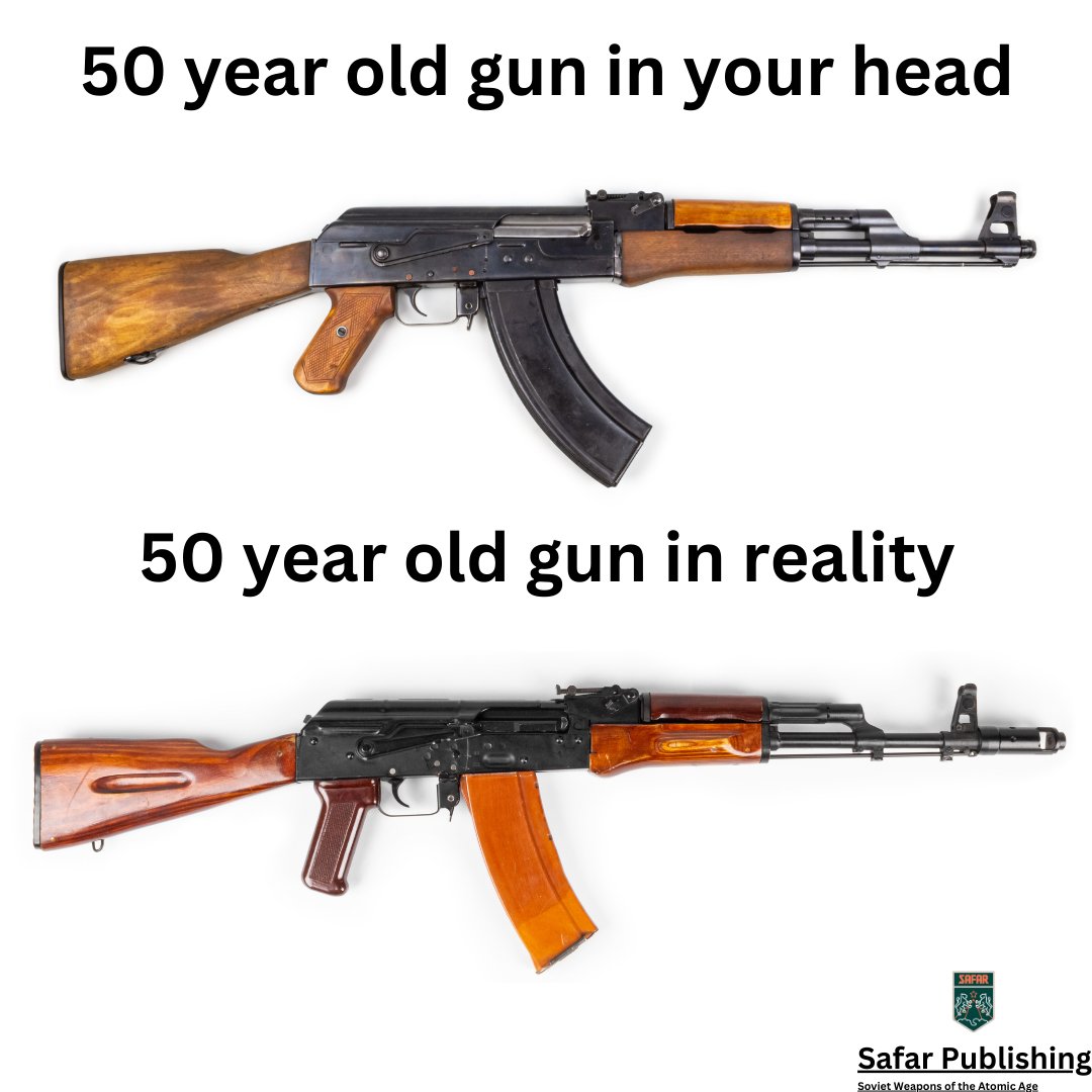 1/ It seems that many people still get confused when following the history of AK development. Understandable—after all, they all look similar, and differences can be subtle. Let’s break down the evolution of the Soviet/Russian AK rifles from the 1940s to today’s AK-12. 🧵👇
