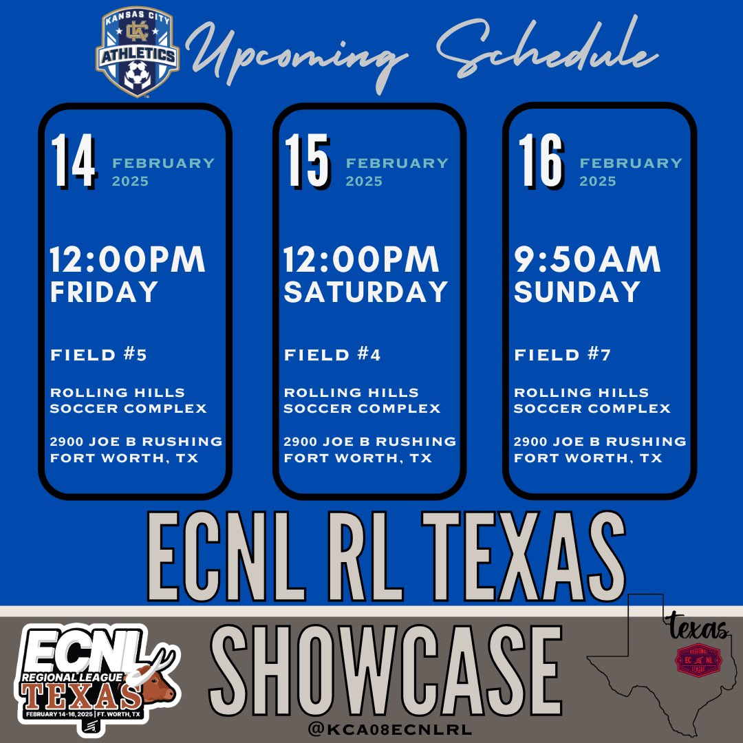 KC Athletics Academy Premier 08 ECNL RL tweet media