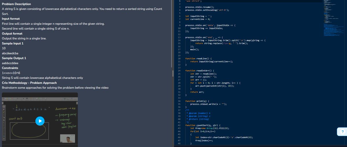 Priyesh9721's tweet photo. "Just revisited sorting algorithms today! 🔄
🧠 Efficient sorting = better performance 🚀 #coding #javascript #devlife #Algorithms" https://t.co/xsHg9jEwkM
