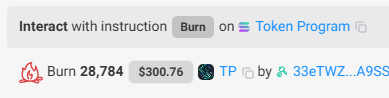 TidalPoolSolana's tweet photo. We just bought back 16k of $TP from the market. With the previous buybacks last week, we now burned 28764 $TP a few seconds ago. https://t.co/pcDmDRJAt3