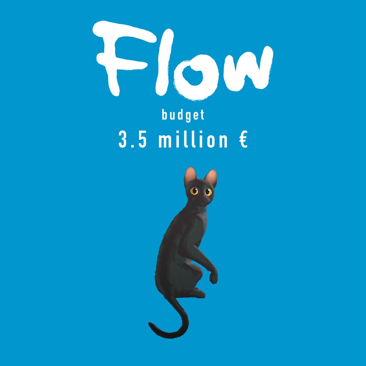 The budget of Flow is 3.5 million eur. With a smaller budget there are limitations, but that can also lead to creative solutions. I think that it's very exciting that independent animation is being recognised which will allow more films like this to be made.