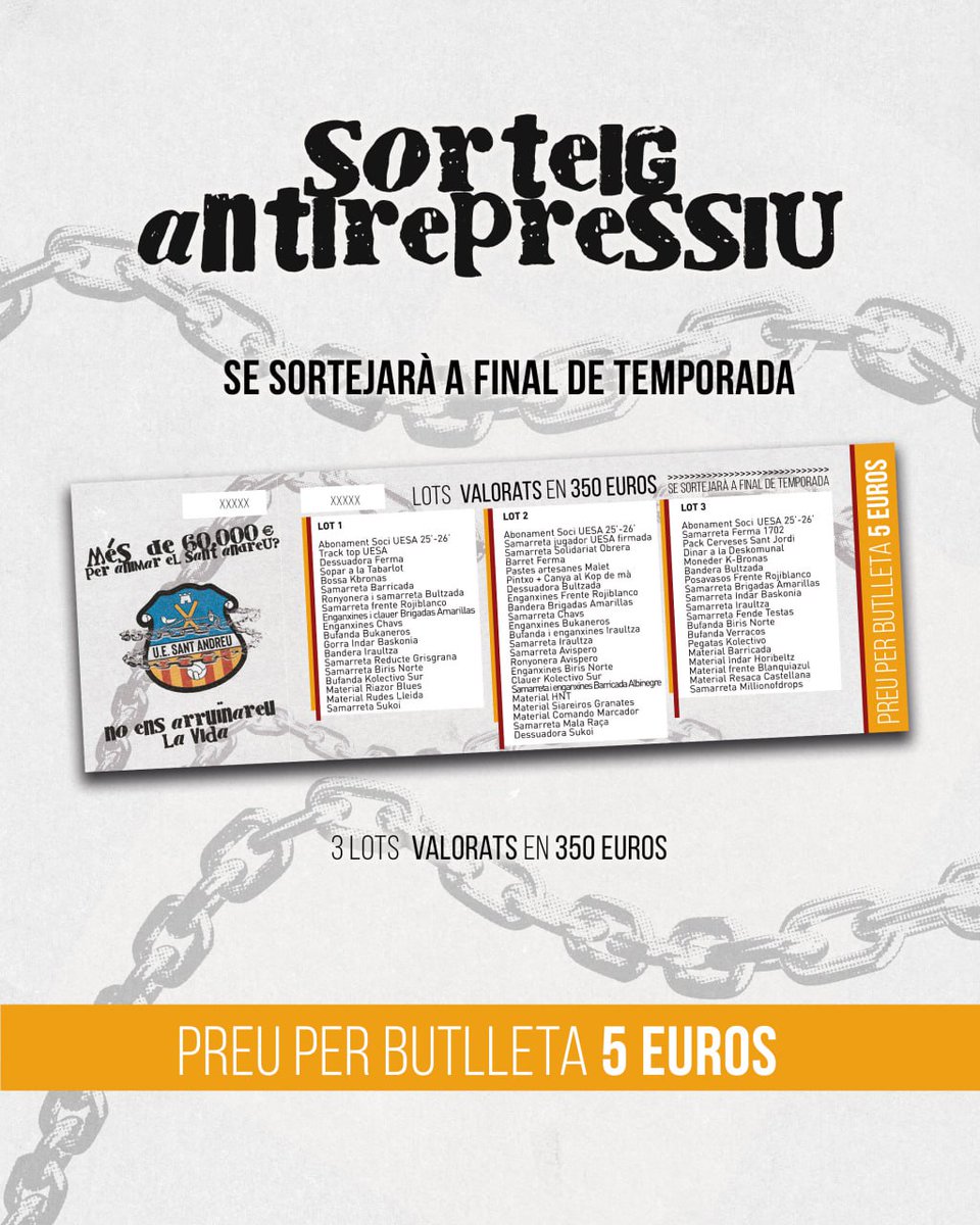 Més de 60.000 € per animar al Sant Andreu?

No ens arruïnareu la vida!