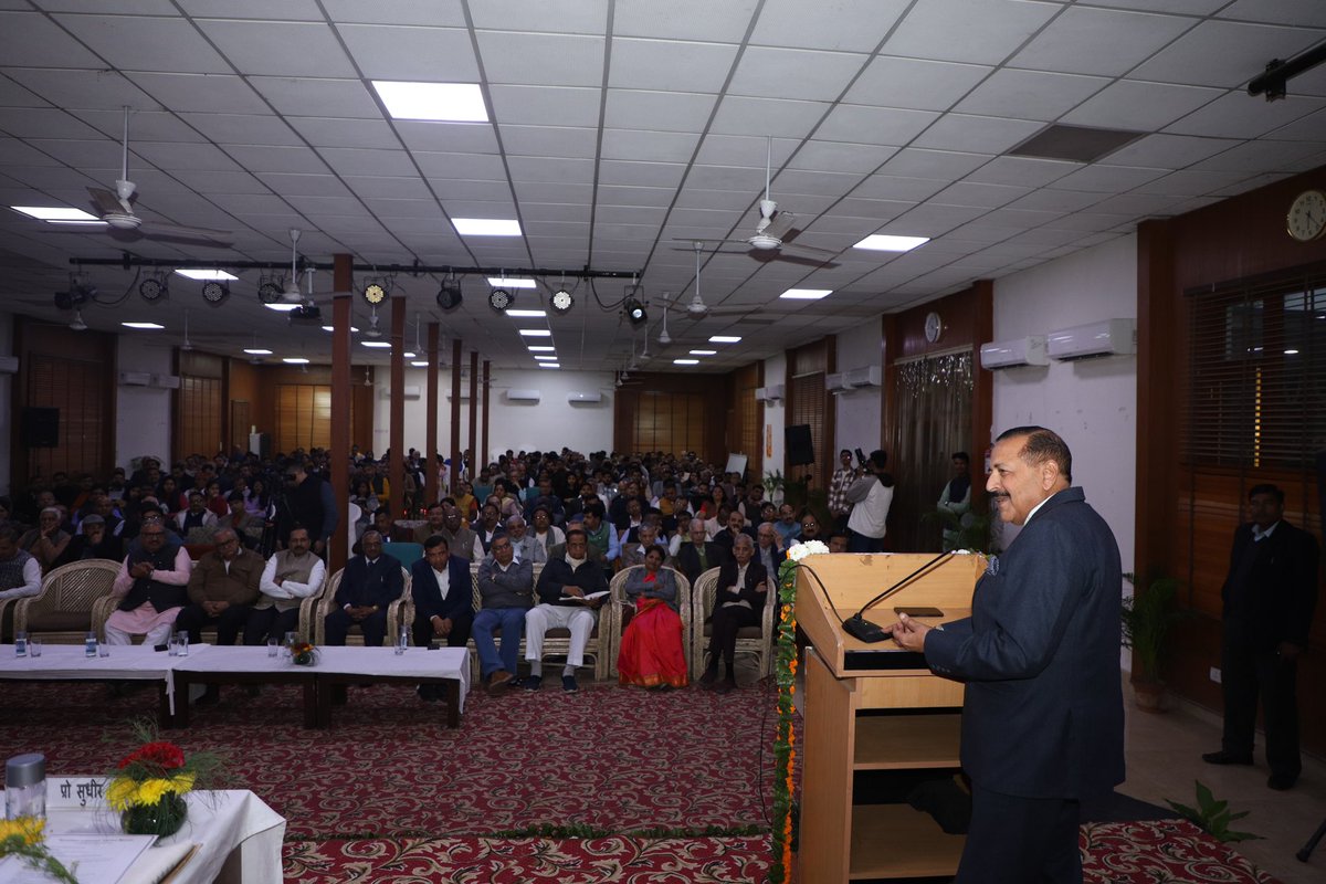 "Integration is no longer an option but a necessity!"
The exclusive new office complex of “Vigyan Bharati” at the national capital New Delhi was a long-felt need. The premises will serve as a hub for scientific collaboration and a seat of learning . Under PM Sh <a href="/narendramodi/">Narendra Modi</a> ’s