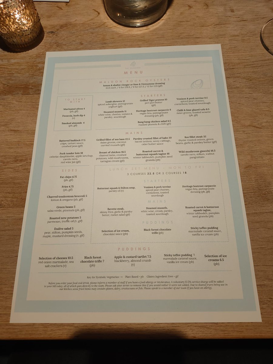 NEWS! We had a really tasty meal at The SeaHorse. There is a decent choice of #glutenfree options on their menu and they have gf beer on tap! <a href="/GunBrewery/">Gun Brewery</a>. It has really nice views of #Brighton beach even on a cold winter's day. 
The staff were very efficient! 🍻