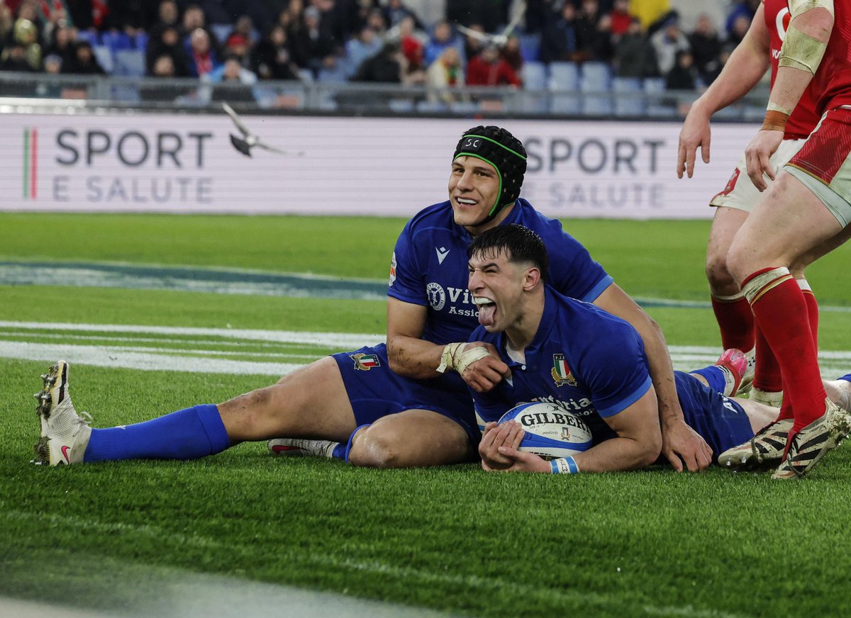 🫶 Ieri allo Stadio Olimpico.

🏉 Italia-Galles 22-15 

#rugbypassioneitailana