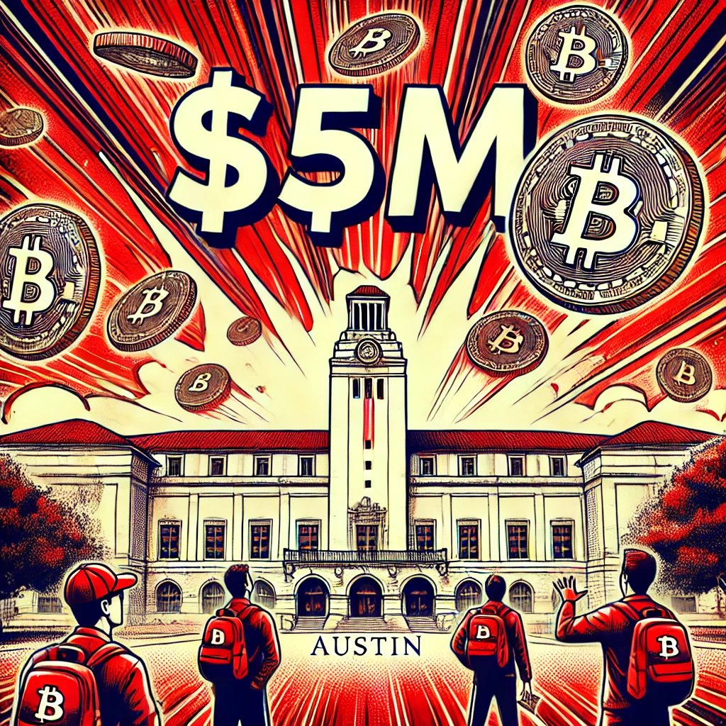 UNIVERSITY OF AUSTIN LAUNCHES $5M BITCOIN FUND WITH LONG-TERM STRATEGY The  University of Austin is making a bold move with a $5M Bitcoin fund,  planning to hold for at least five years.