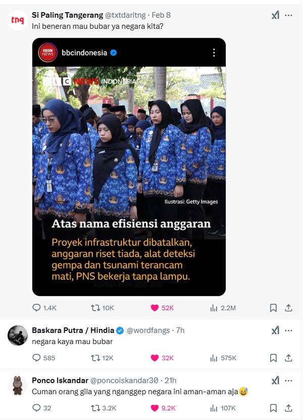 ardisatriawan's tweet photo. Ngecek timeline disambut 3 tweet ini. https://t.co/Lmiyj5Kzb2