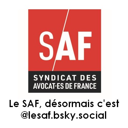 Le SAF (@syndicatavocats) on Twitter photo 