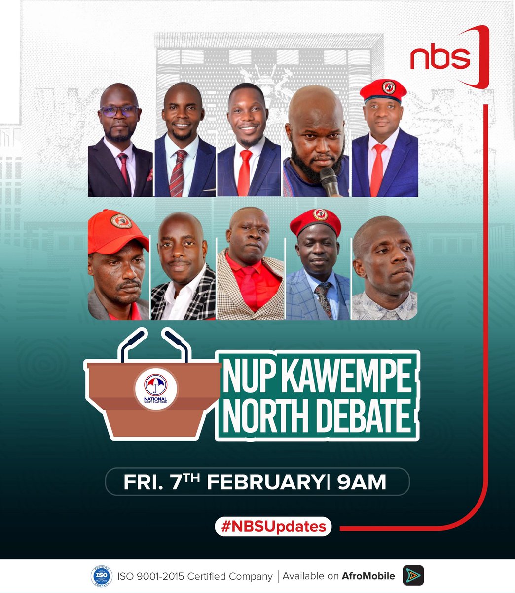 Sam Ibanda Mugabi (@simugabi) on Twitter photo News coming in; Elias Nalukola has been endorsed as the NUP flag bearer for Kawempe North Mp by-election.
#NBSUpdates News coming in; Elias Nalukola has been endorsed as the NUP flag bearer for Kawempe North Mp by-election.
#NBSUpdates