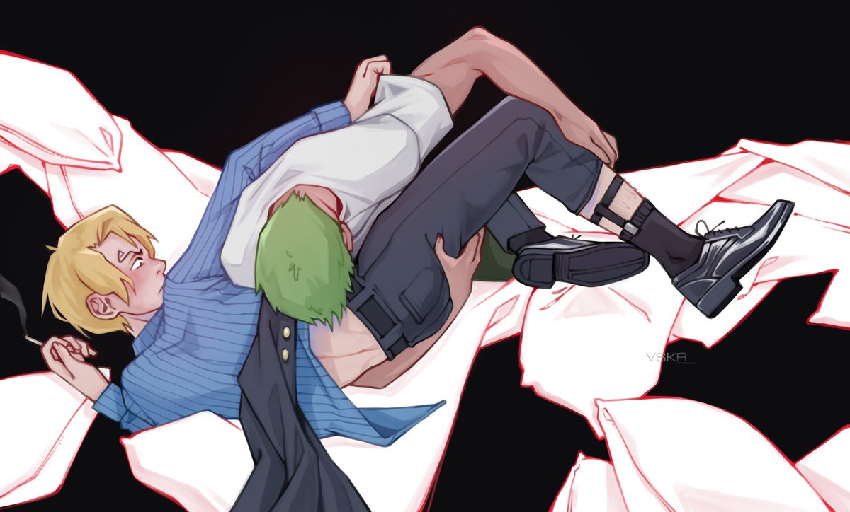 just two bros... making some friendly bickering... c:

#zosan #SanZo