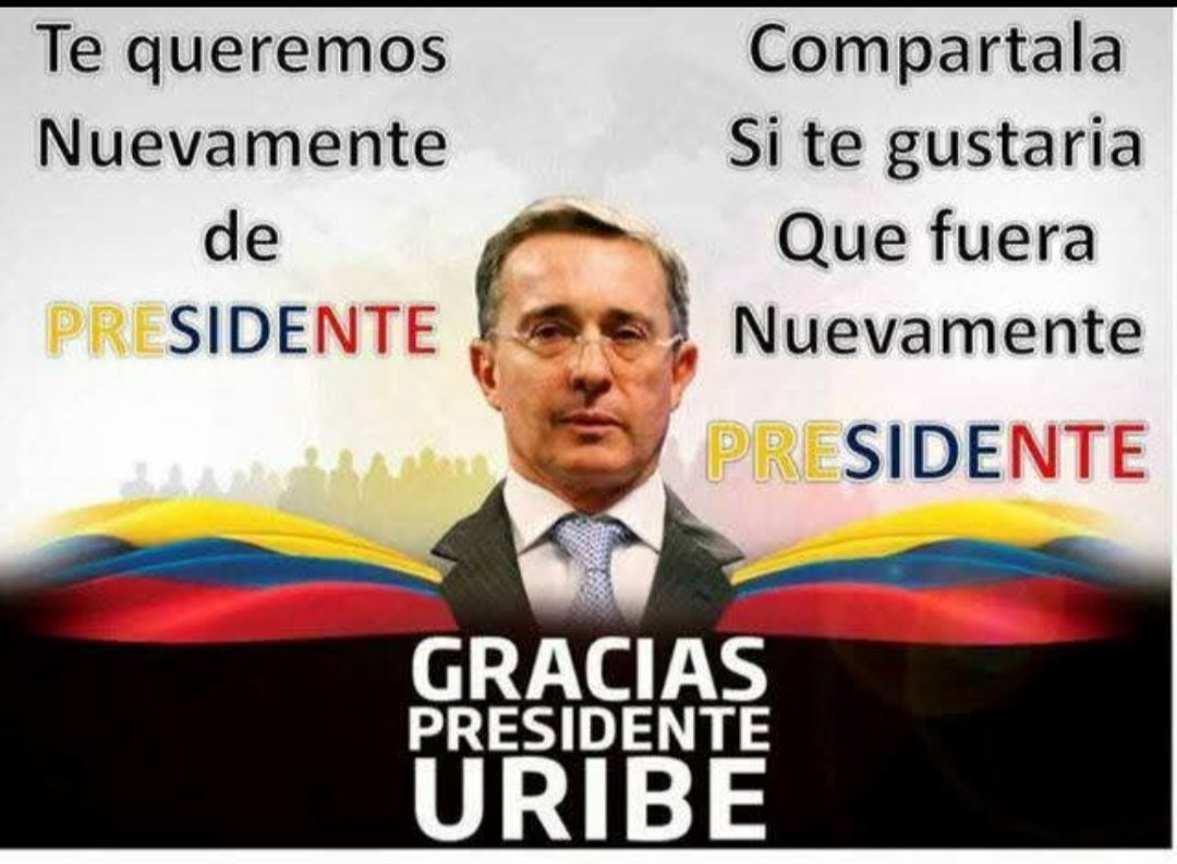 GoniBania's tweet image. Mi eterno #Presidente @AlvaroUribeVel   por supuesto que queremos verlo en el 2026 como Vicepresidente y Ministro de Defensa #Simultáneamente 

@ABDELAESPRIELLA es usted el único   con el talante de continuar el #LegadoDeUribe

#PteUribeLaPatriaLoNecesita