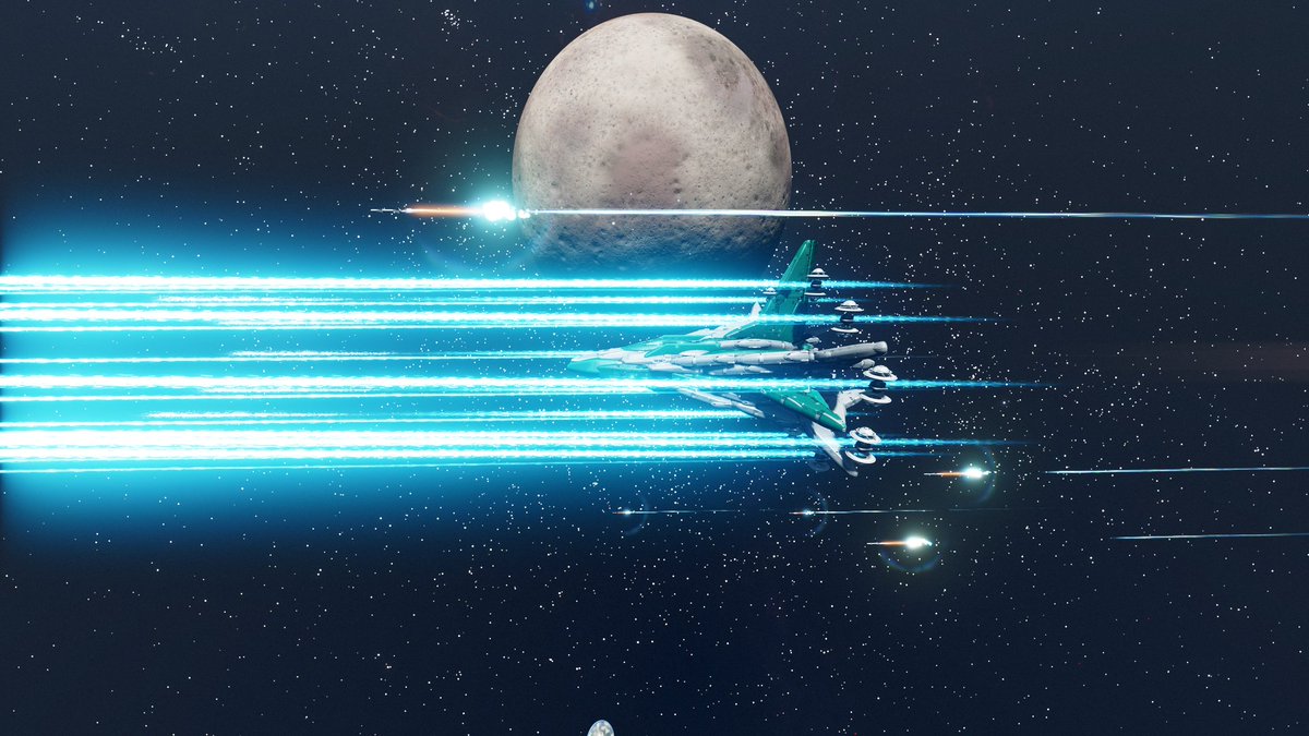 Really pleased how this one turned out, I wasn't sure at first about the floating weapon placements as they kinda look out of place....but when I started to shoot them in space I was blown away how awesome they looked 😍

Anyways hope you guys like the design 🤙