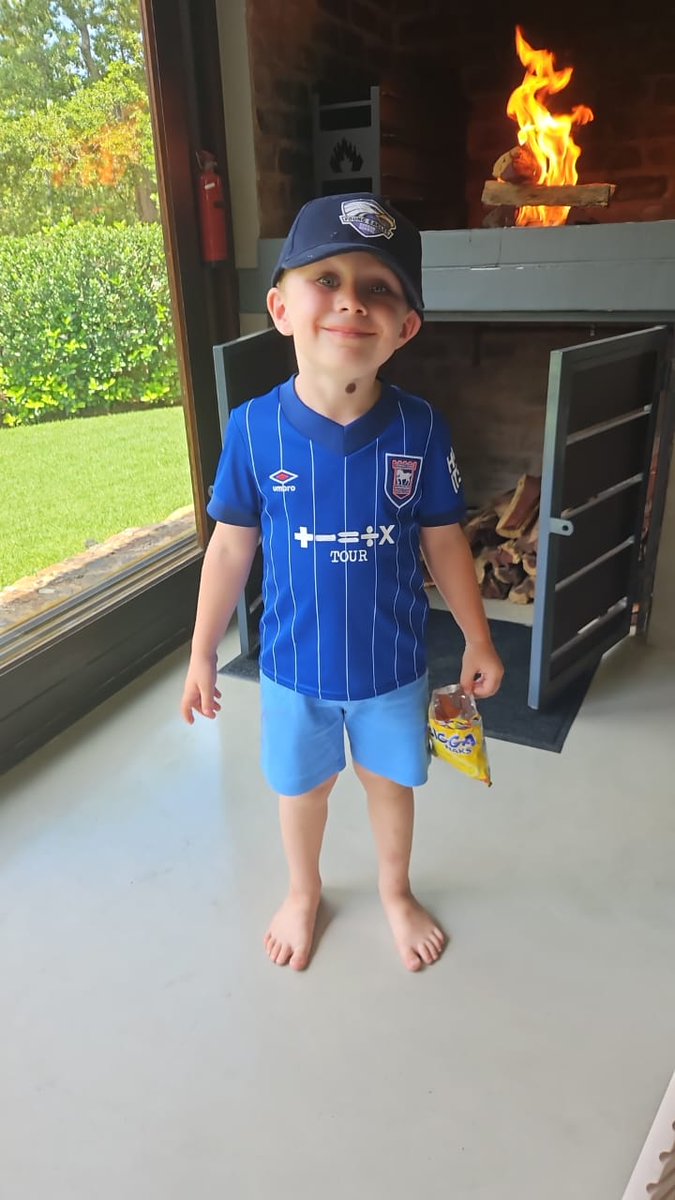 TractorboyB's tweet photo. He loves his Ipswich shirt https://t.co/2L07LgvEZc