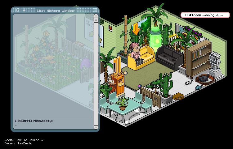 So been sat in my room since 10.50am this morning, and still haven't been visited by the love bot... what a mess. Its now been nearly 2hours 💔 <a href="/HabboOrigins/">Habbo Hotel: Origins</a>