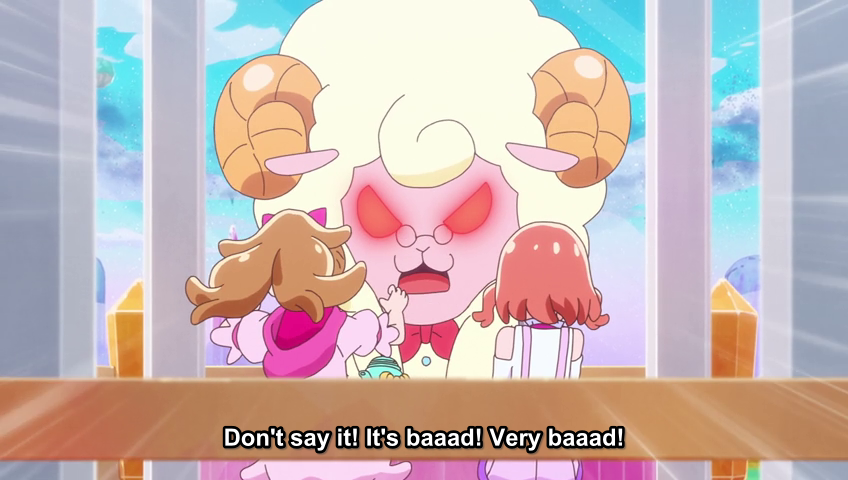 adaywithoutme__'s tweet photo. been watching wonderful precure; this sheep's gonna die of heart failure https://t.co/2H1ZfRF1I0