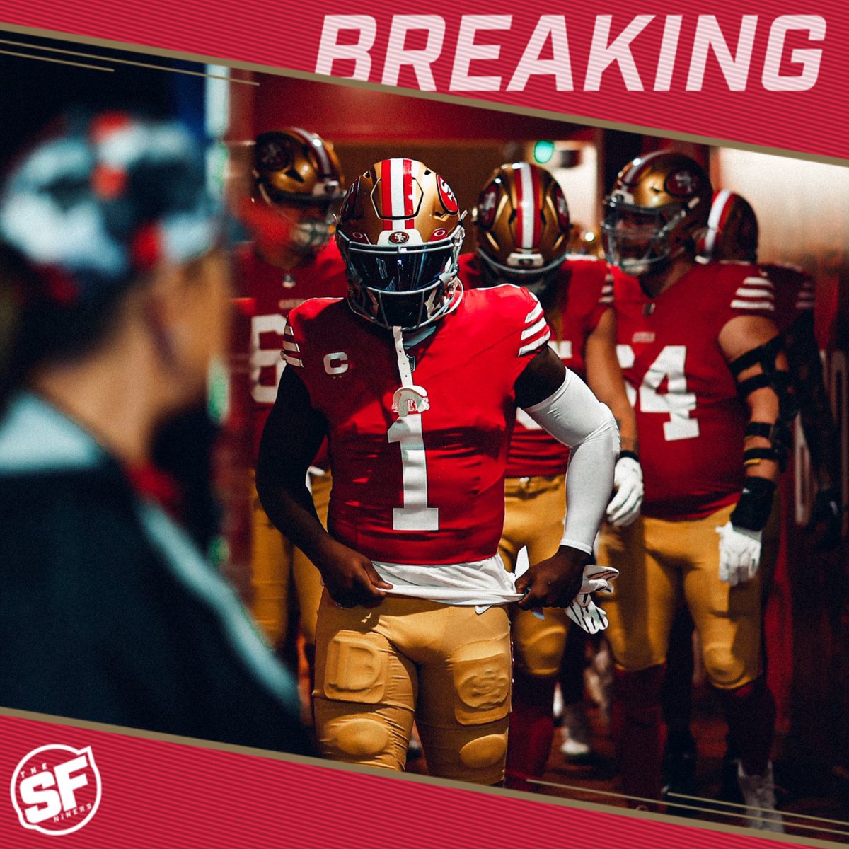 TheSFNiners's tweet photo. The #49ers are expected to look into trading Deebo Samuel this offseason, per @RapSheet https://t.co/Q9N61682bM