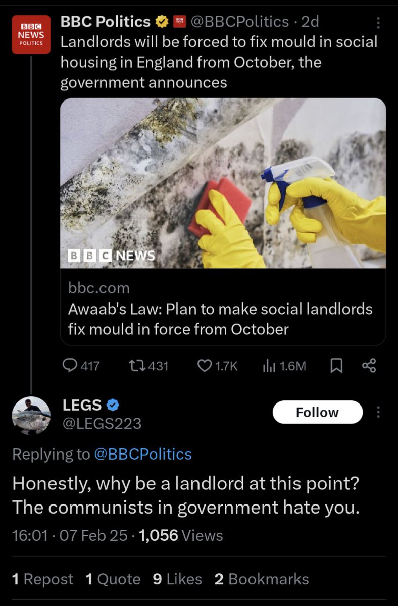 Communism is when no mould