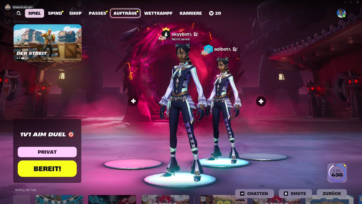 somone aim duels grinding all day  long  at this point
