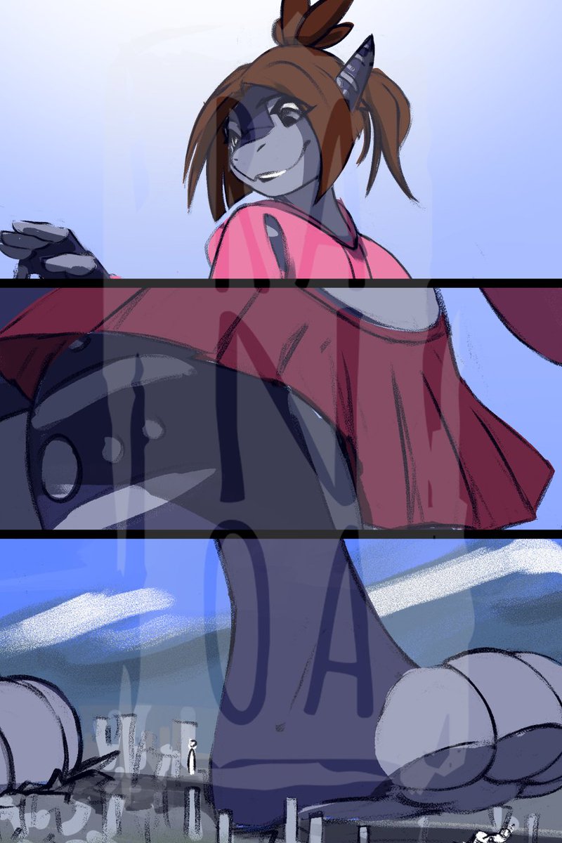 I went to a macro meetup today!!! ... Well. Tried to. When I got there, I  only found some slightly-larger micros. Maybe I got the time wrong...  Oh, well, maybe next weekend! 🦈 See the full version uncropped without the obtrusive watermark on my 🦋(pinned post!)