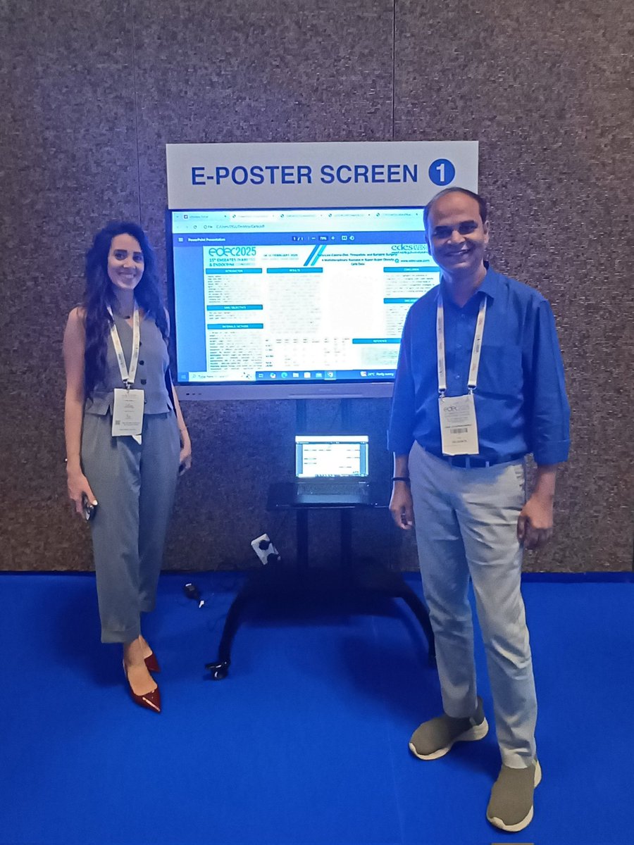 Excellent Presentation on
*Transforming Type 2 Diabetes Care*: By *Prof.David Strain*, UK
World Best Diabetes Researcher at Emirates Diabetes Congress 8-10 February 2025, *Dubai*.🤝
