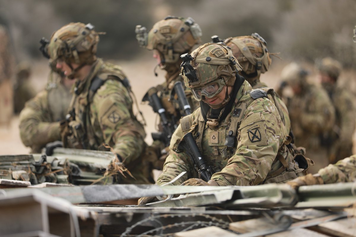 FORSCOM 🇺🇸 (@forscom) on Twitter photo Combat Engineers from <a href="/10MTNDIV/">10th Mountain Div.</a>, discuss mission planning at the class four yard during #CombinedResolve 25-1 at JMRC in #Hohenfels #Germany, Feb. 3.
#Readiness #BeAllYouCanBe #ArmyTeam #Soldiers <a href="/7thATC/">7th Army Training Command</a> <a href="/USArmy/">U.S. Army</a> Combat Engineers from <a href="/10MTNDIV/">10th Mountain Div.</a>, discuss mission planning at the class four yard during #CombinedResolve 25-1 at JMRC in #Hohenfels #Germany, Feb. 3.
#Readiness #BeAllYouCanBe #ArmyTeam #Soldiers <a href="/7thATC/">7th Army Training Command</a> <a href="/USArmy/">U.S. Army</a>