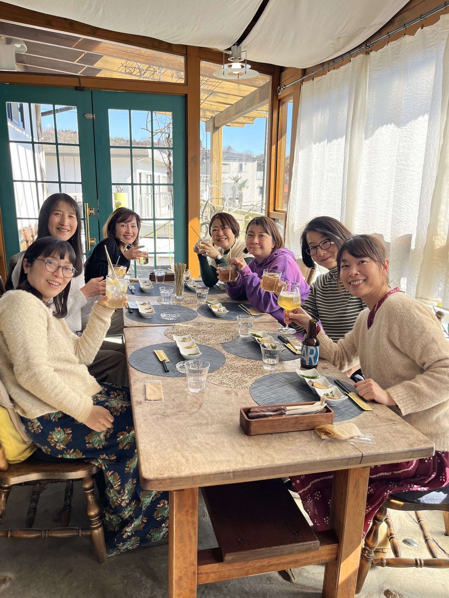 大好きなアロマハンド
『月見草』のメンバー🩷
ちょっと遅い新年会✨✨✨