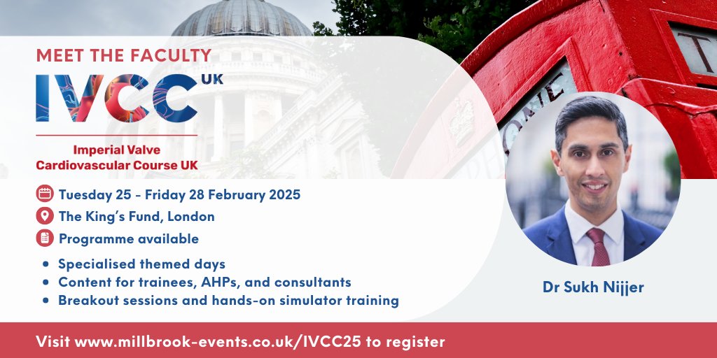 📅 Mark your calendars for the Imperial Valve Cardiovascular Course 2025. From Feb 25-28 at The King's Fund, London, delve into the latest advancements in cardiovascular care with themed days covering coronary interventions, valve diseases, and more. #IVCC25 <a href="/Imperial_IVCC/">IVCC</a>
