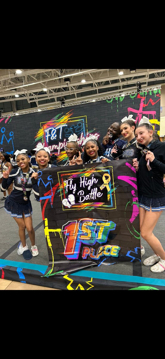 SVPHSAthletics's tweet image. Congratulations to our Varsity Cheerleading team as they placed 1st at the Fly High Competition at Harford CC on Friday! Way to go Ladies! @Pallotti_HS @pallotticheer @IAAMconnected #TheSVPway #PantherPride #OnePallotti #WinTheDay