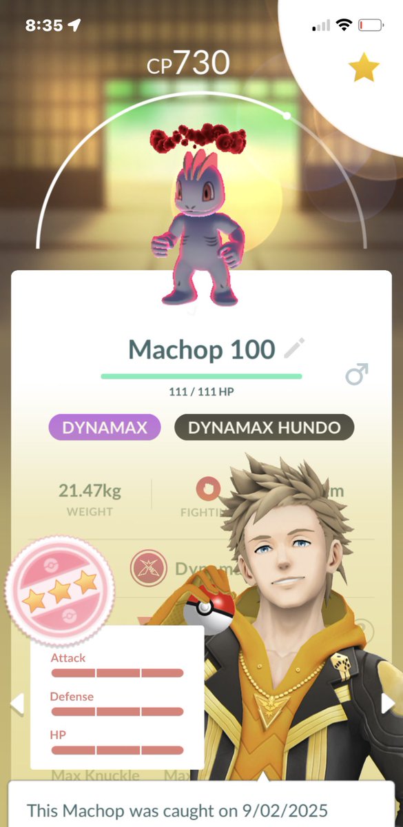 blankandclear's tweet image. Then a few hours after my special background hundo, this happened.

#PokêmonGO 

#DynamaxHundo