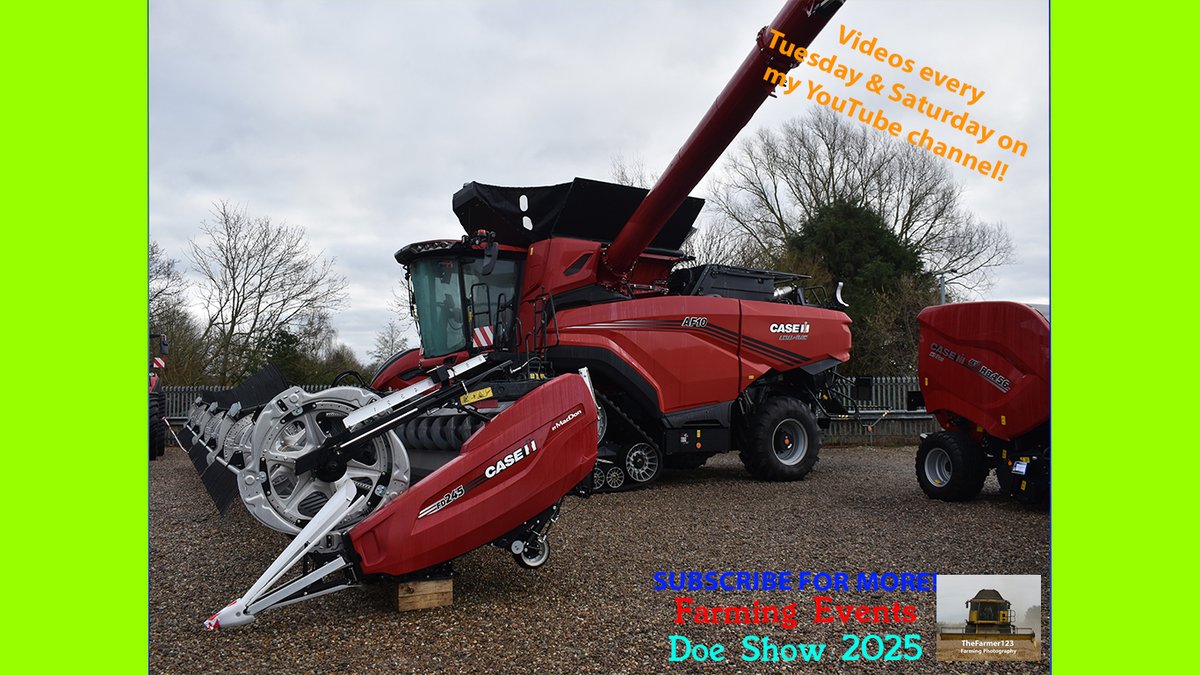 TheFarmer123YT's tweet image. Farming Events  - Doe Show 2025: A walk around the new Case machinery. Video live on my channel - Check it out youtu.be/d0GyBe2ui14 Thanks! @ErnestDoeSons @CaseIH_UK_IRE #DoeShow #Case #Farming #FarmingPhotography #Agriculture