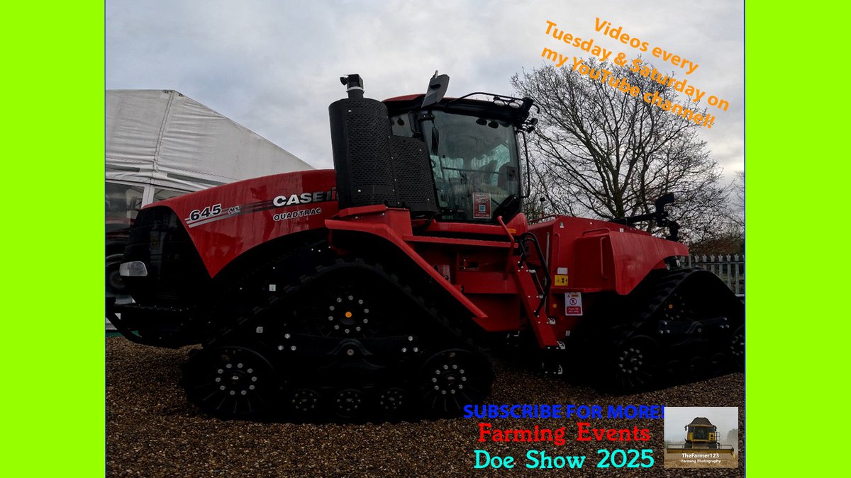 TheFarmer123YT's tweet image. Farming Events  - Doe Show 2025: A walk around the new Case machinery. Video live on my channel - Check it out youtu.be/d0GyBe2ui14 Thanks! @ErnestDoeSons @CaseIH_UK_IRE #DoeShow #Case #Farming #FarmingPhotography #Agriculture