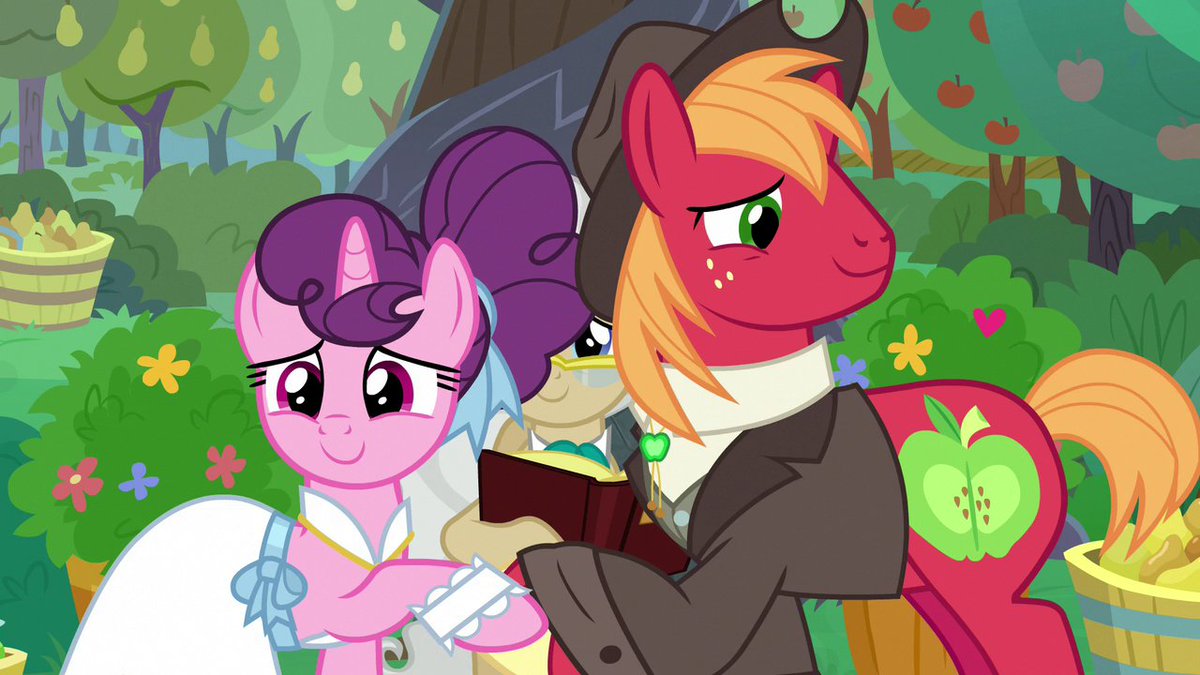 Trijosh1's tweet photo. Big Mac and Sugar Belle getting married.
#NationalWeddingWeek #NationalWeddingWeek2025 #NWW #NWW2025 #HappyNationalWeddingWeek #HappyNationalWeddingWeek2025 @Hasbro #Hasbro #MyLittlePonyFriendshipIsMagic https://t.co/SXqA6MPKmN