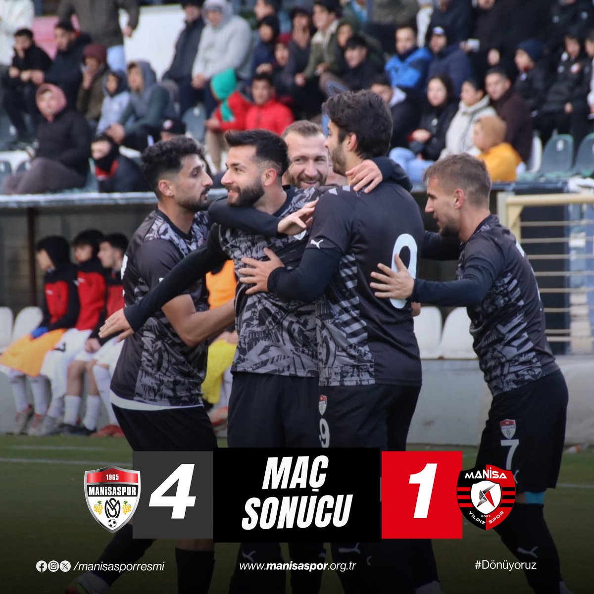 90' | Maç Sonucu

Manisaspor 4-1 Yıldızspor 45 FK

Gollerimiz;
Dk. 12 Emre İşçiler
Dk. 19, 21, 67 Ali Tayfun Akbey