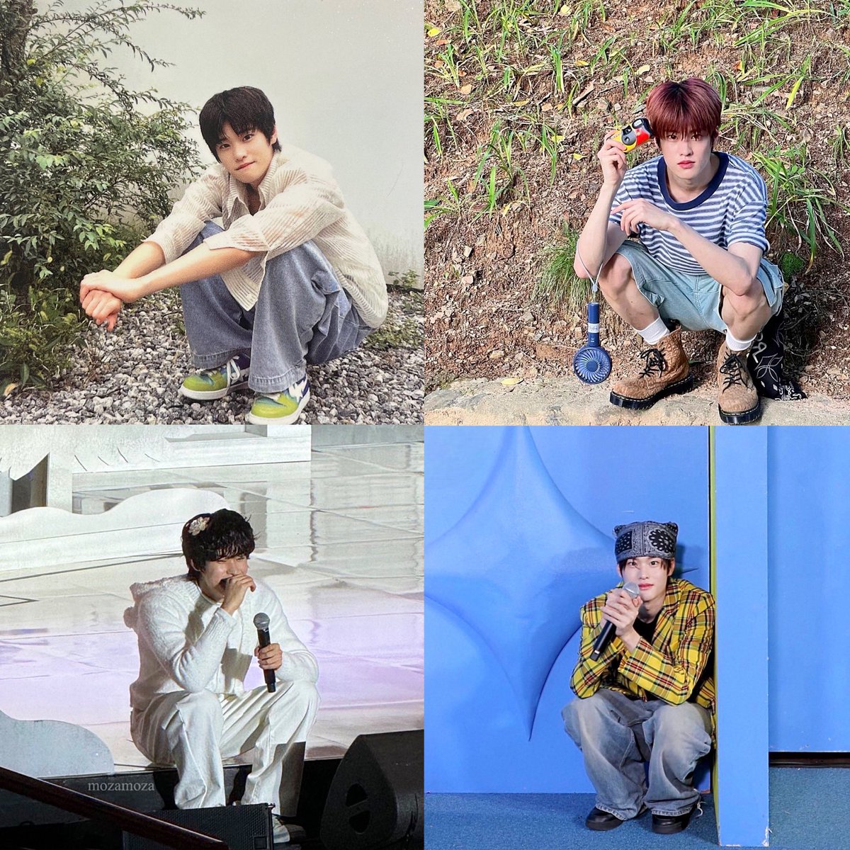 look at the way he is sitting yeah very tiny 🤏🏻