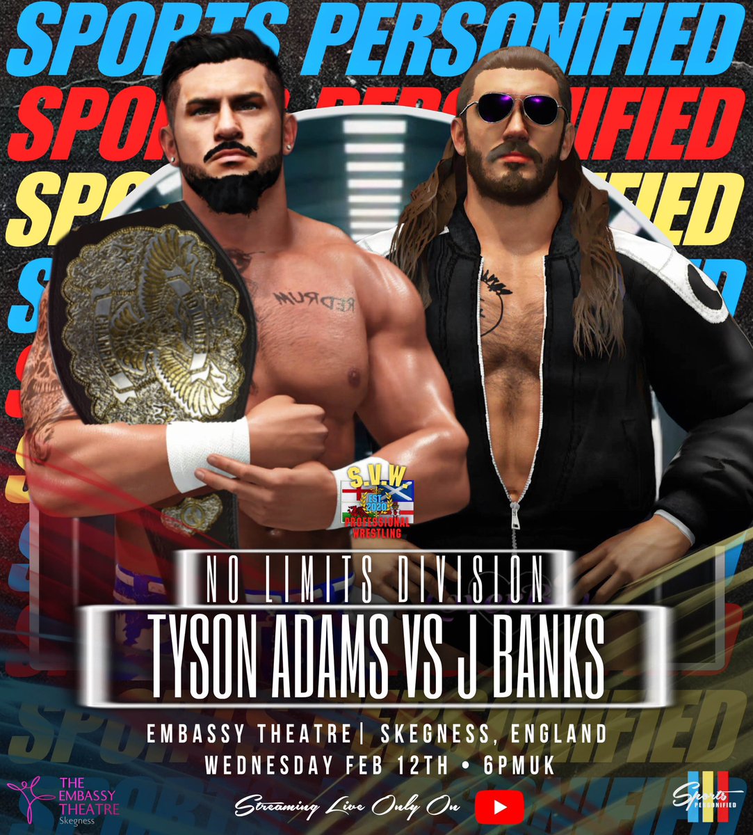 SVegasWrestling's tweet photo. The first 4 matches for @SVegasWrestling (WWE 2K24) Episode 41 live streaming Wednesday at 6PM UK time on the Skeg Vegas Wrestling YouTube channel https://t.co/xNS5sbuxesโฆ #likeforlikes #like #likeforlikeback #likesforlike #likeforfollow #liketime #wwe2k24 https://t.co/hW8nMYMi5X