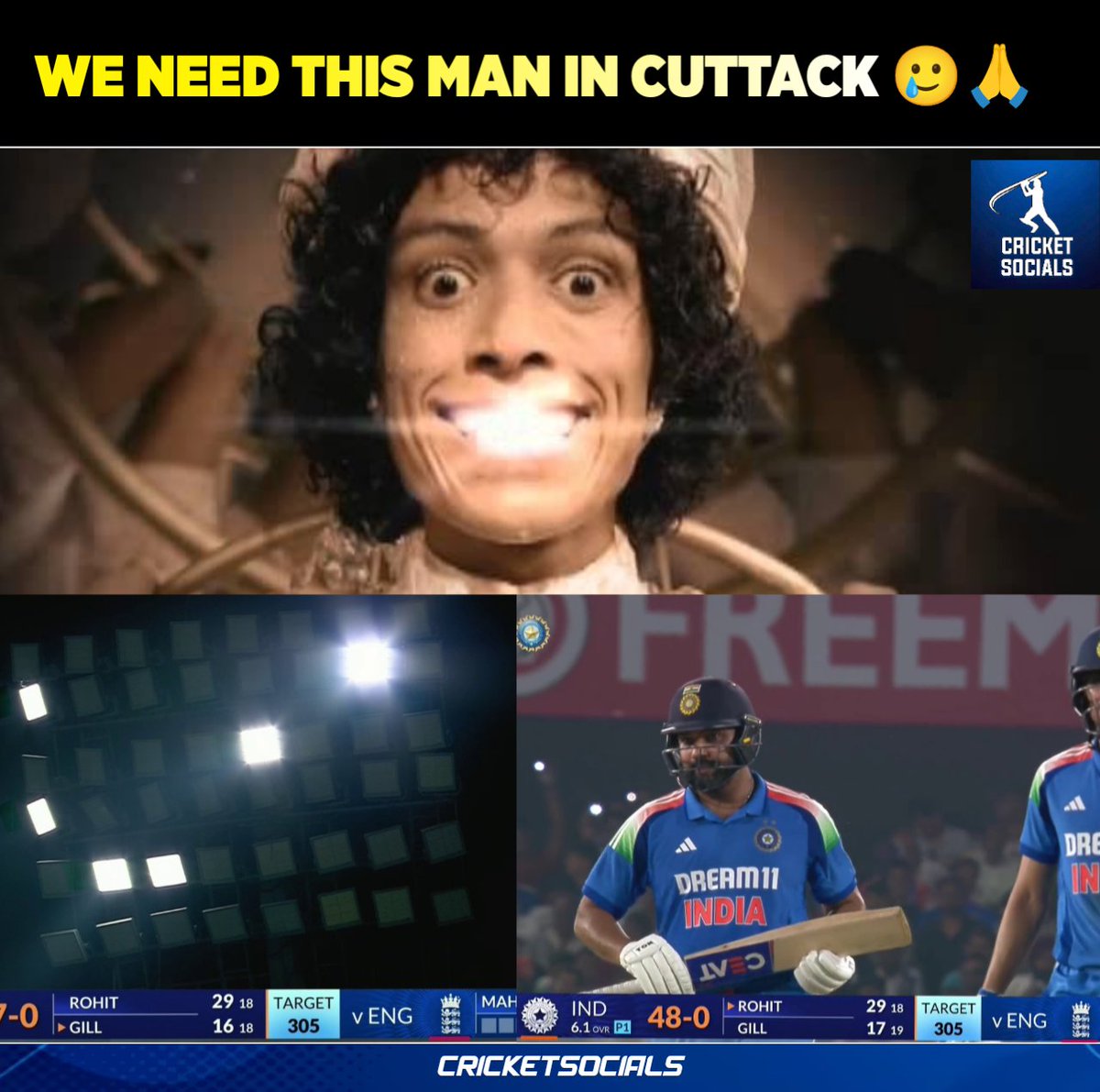 #INDvsENG badly needed in Cuttack 🥲
