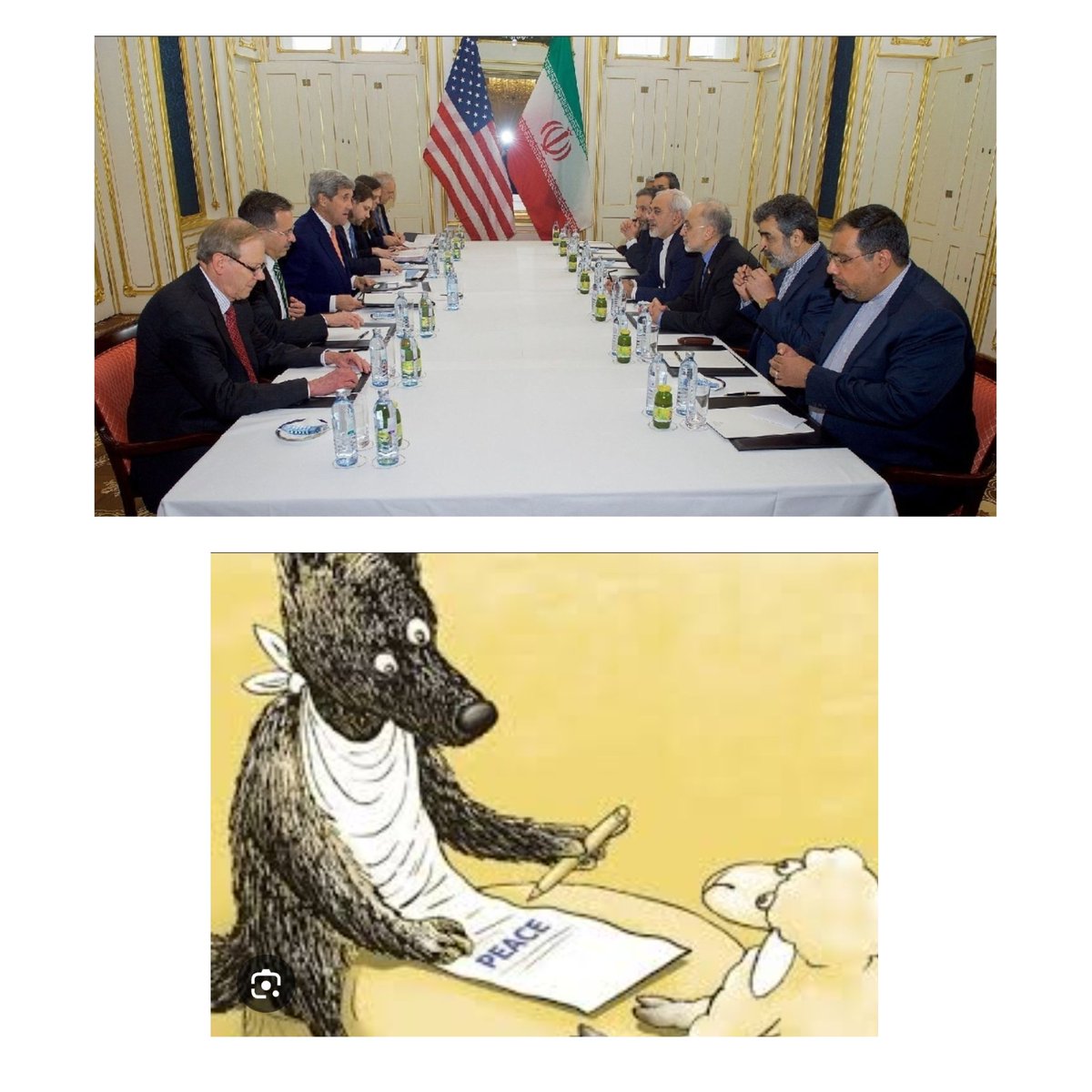 nimavary's tweet image. حقیقت مذاکره با آمریکا!
#گرگ_بیشرف