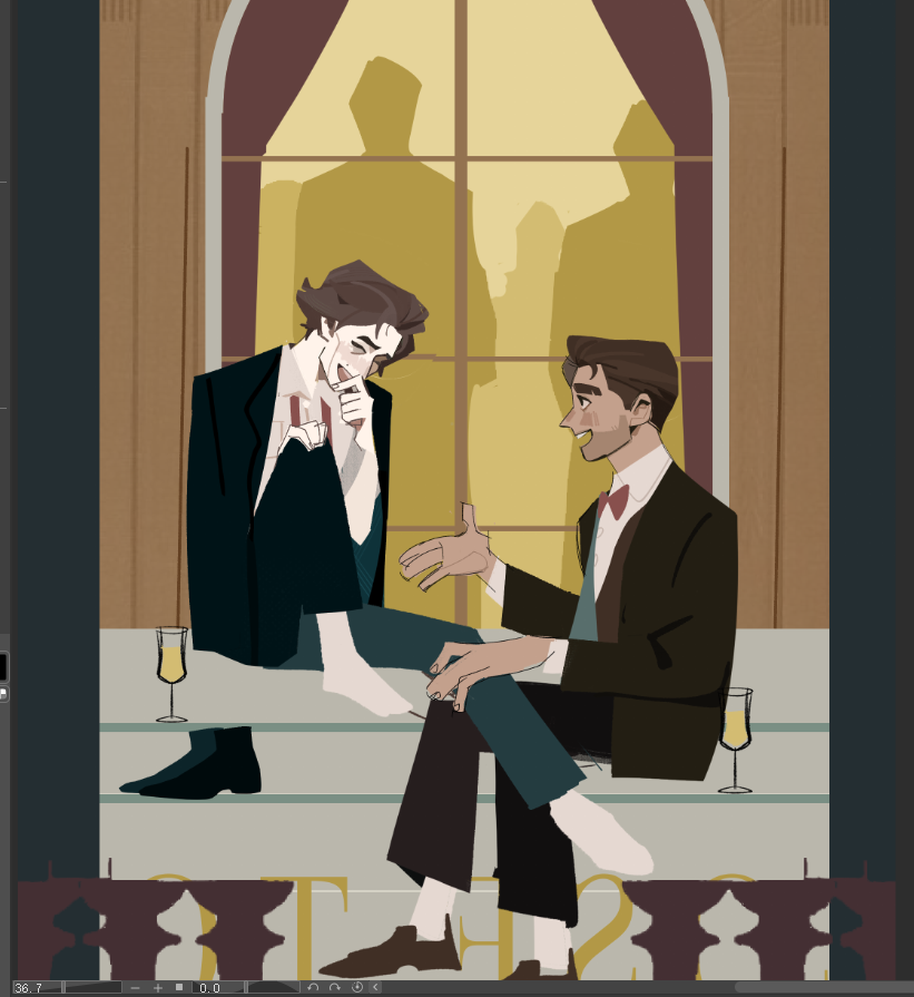 #Arcane #jayvik Tucked away in a corner at the gala
wip