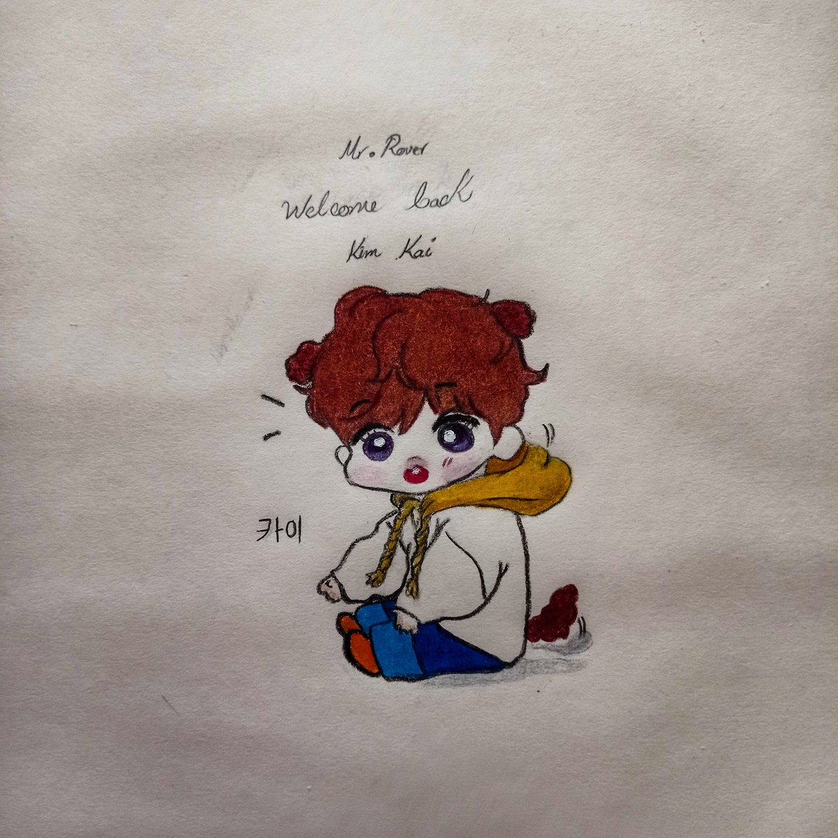 Avaloey's tweet photo. Welcome back my pretty KIM JONGIN💗🥹
 #카이 #welcomeback_MR_Rover https://t.co/XxEGoyF69N