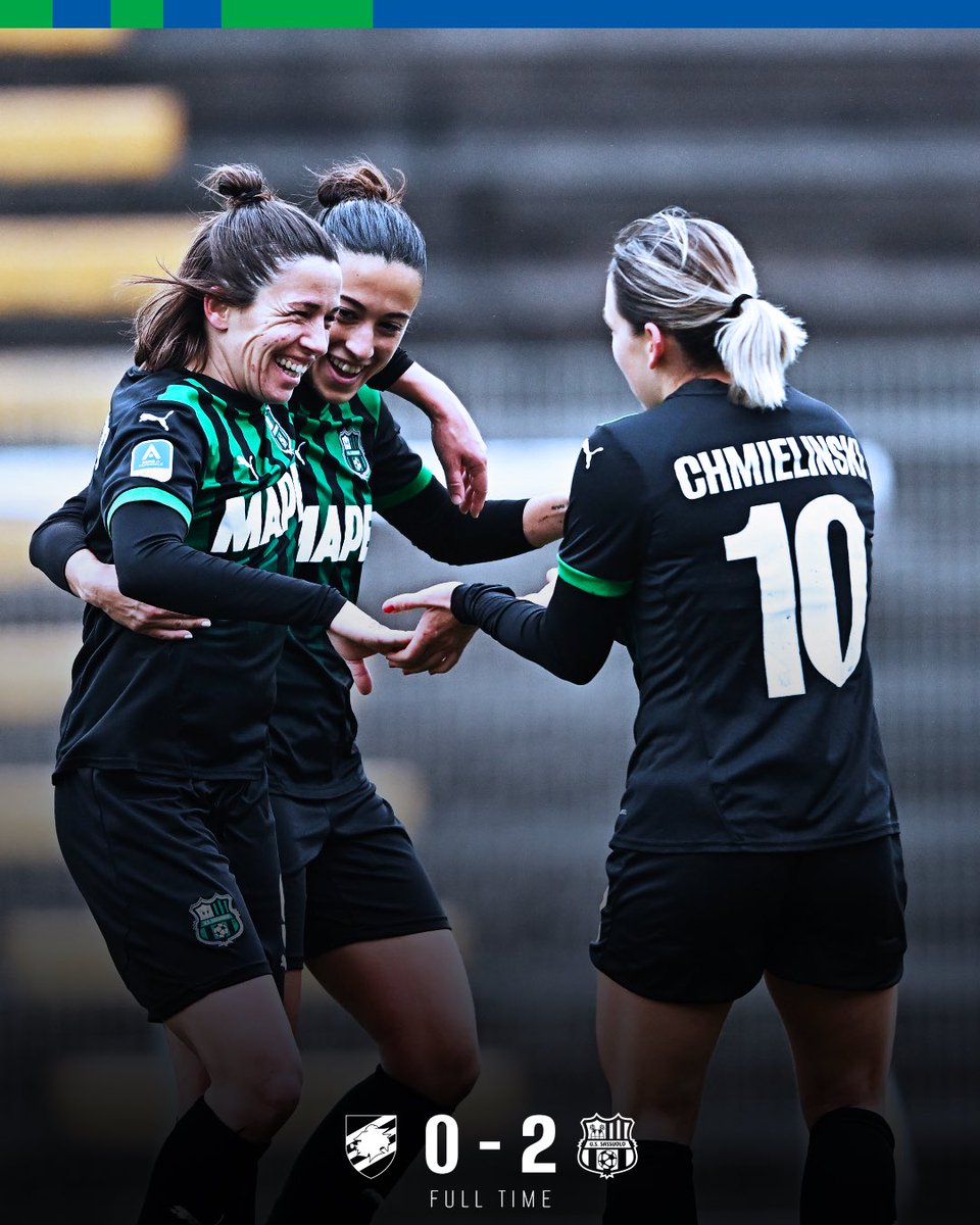 FINALE | #SampdoriaSassuolo 0️⃣-2️⃣

Le neroverdi chiudono la regular season con una vittoria! 👏

#ForzaSasol 🖤💚
