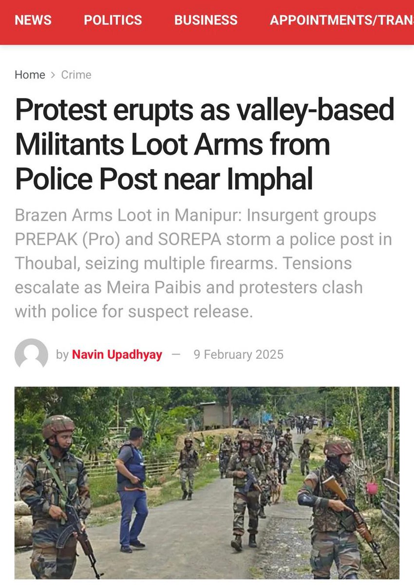 BemLhungdim's tweet photo. 📍Thoubal, Manipur: The latest looting at an IRB post by Meitei militants exposes a critical security failure. Where is the government’s response? #ManipurViolence @HMOIndia @RajBhavanManipur https://t.co/HJGd8qj32C
