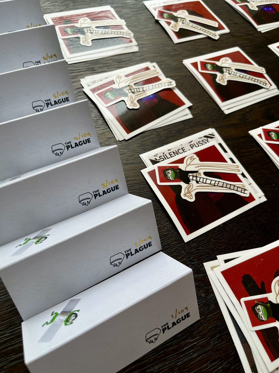 Final details are being added to what I have planned for <a href="/ThePlagueNFT/">The Plague Of Frogs 🐸</a> community members attending Paris next week #RIBBIT