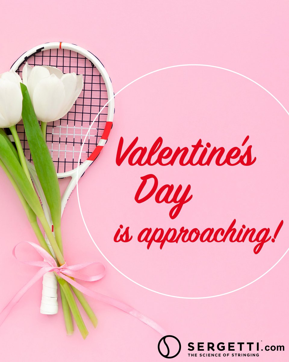 𝗩𝗮𝗹𝗲𝗻𝘁𝗶𝗻𝗲’𝘀 𝗗𝗮𝘆 𝗶𝘀 𝗮𝗽𝗽𝗿𝗼𝗮𝗰𝗵𝗶𝗻𝗴!
It's the perfect time to find a gift that matches the passion of the game!

Surprise the tennis player in your life with Sergetti's Stringing Technology - the ultimate way to elevate their game.

 sergetti.com/en/