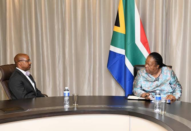 Naledi Pandor would have summoned this Brigety to explain Trump's actions faster faster. She would have asked fr proof of Afrikaners mistreatment. But ke we are led by  young minds.
